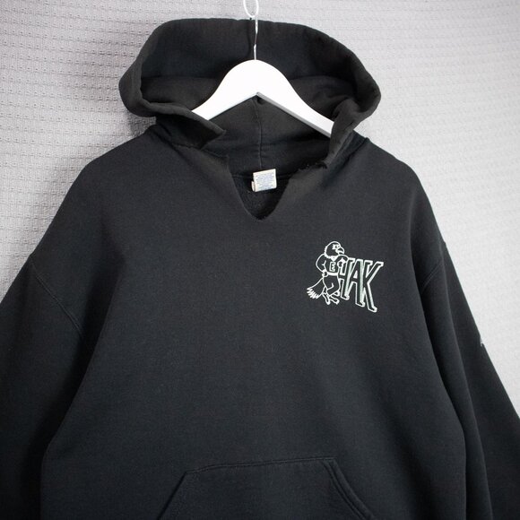 90's Russell Athletic Custom Cut "HAK" Cotton Hoodie - Picture 3 of 10